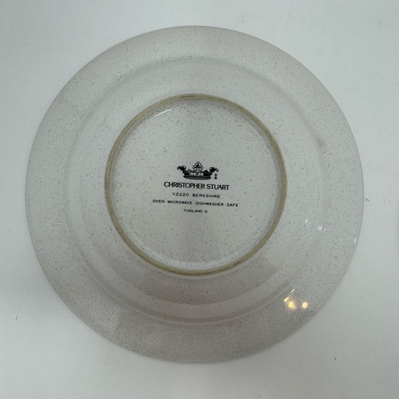 Christopher Stuart "Berkshire" 8 1/4 Inch Rimmed Soup Bowl Set of 2 Vintage GHA1 - Picture 4 of 6